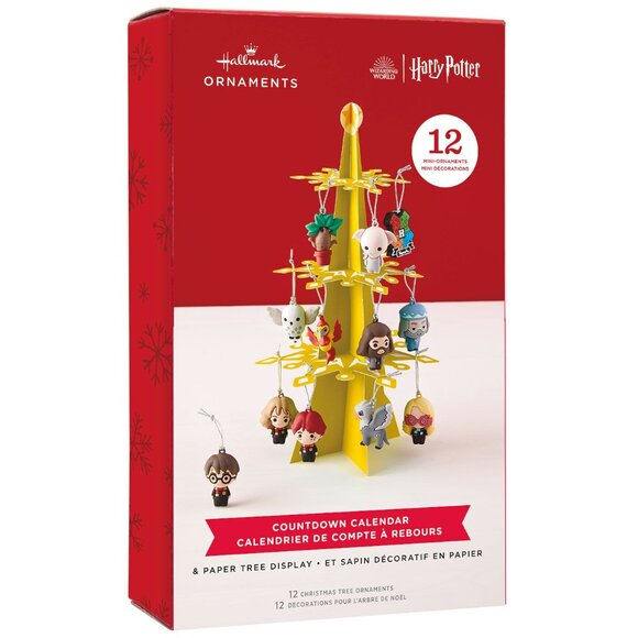 New! Harry Potter Ornament Advent Calendar Hallmark Christmas Ornament Tree - Picture 1 of 5